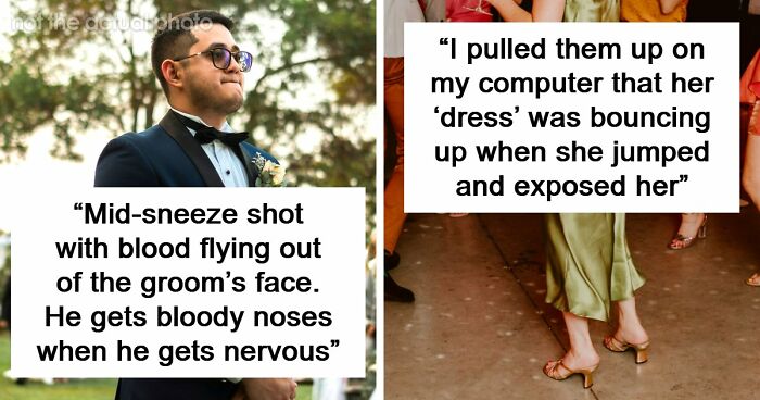 “Perfect Mid-Sneeze Shot”: 33 Of The Worst Moments Photographers Saw And Captured At Weddings