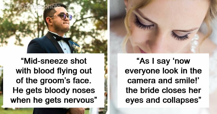 “Perfect Mid-Sneeze Shot”: 33 Of The Worst Moments Photographers Saw And Captured At Weddings