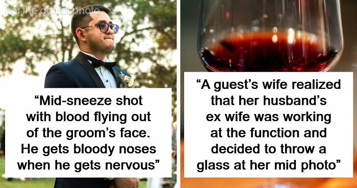 “Perfect Mid-Sneeze Shot”: 33 Of The Worst Moments Photographers Saw And Captured At Weddings