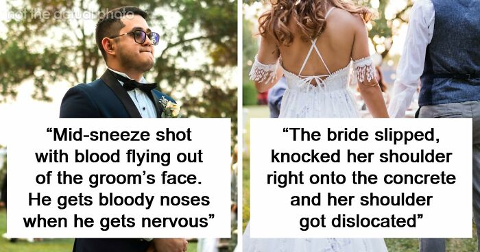 “Perfect Mid-Sneeze Shot”: 33 Of The Worst Moments Photographers Saw And Captured At Weddings