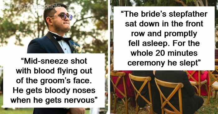“Perfect Mid-Sneeze Shot”: 33 Of The Worst Moments Photographers Saw And Captured At Weddings