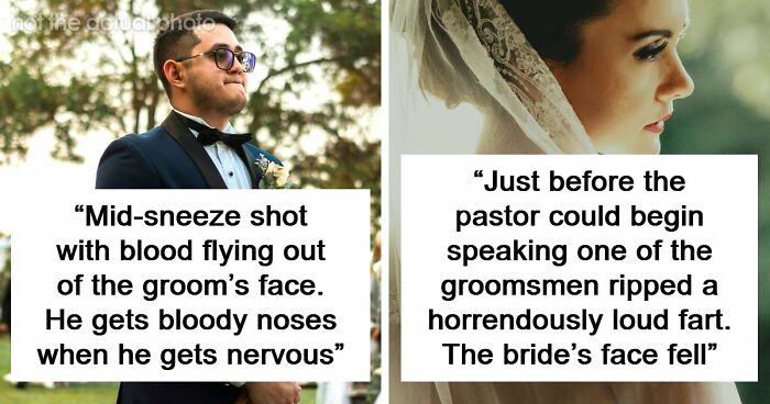 “Perfect Mid-Sneeze Shot”: 33 Of The Worst Moments Photographers Saw And Captured At Weddings