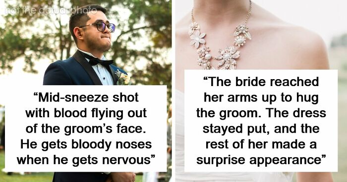 “Perfect Mid-Sneeze Shot”: 33 Of The Worst Moments Photographers Saw And Captured At Weddings