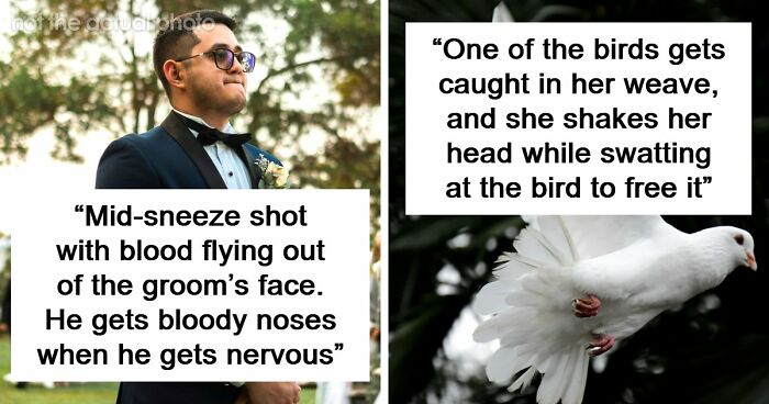 “Perfect Mid-Sneeze Shot”: 33 Of The Worst Moments Photographers Saw And Captured At Weddings