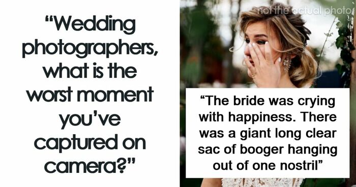 “Perfect Mid-Sneeze Shot”: 33 Of The Worst Moments Photographers Saw And Captured At Weddings