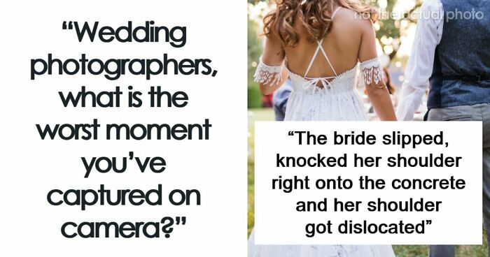“Perfect Mid-Sneeze Shot”: 33 Of The Worst Moments Photographers Saw And Captured At Weddings