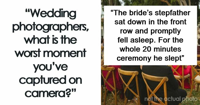 “Perfect Mid-Sneeze Shot”: 33 Of The Worst Moments Photographers Saw And Captured At Weddings