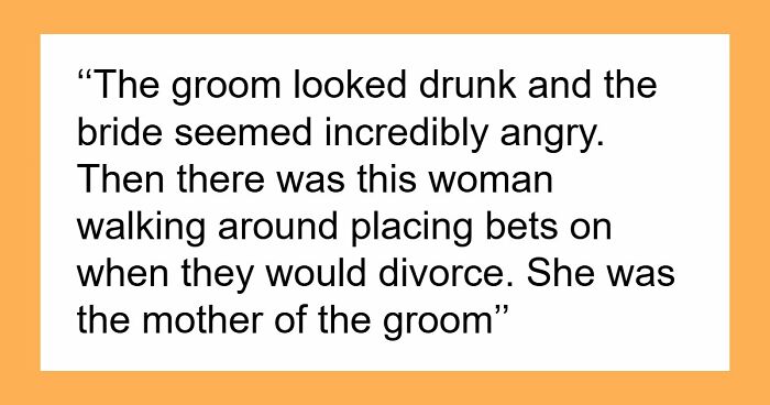 “That Marriage Lasted For About Two Hours”: 75 Wedding Moments That Aged Exactly As Expected