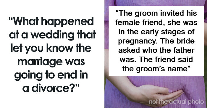 “That Marriage Lasted For About Two Hours”: 75 Wedding Moments That Aged Exactly As Expected