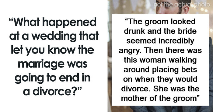 “That Marriage Lasted For About Two Hours”: 75 Wedding Moments That Aged Exactly As Expected