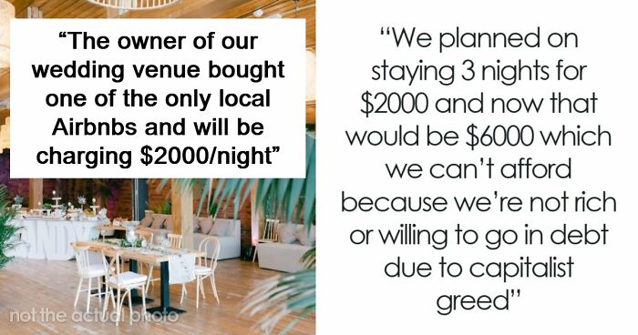 “Wonder Why The Economy Is So Bad?” Bride Refuses To Go Into Debt Because Of Airbnb Owner’s Greed