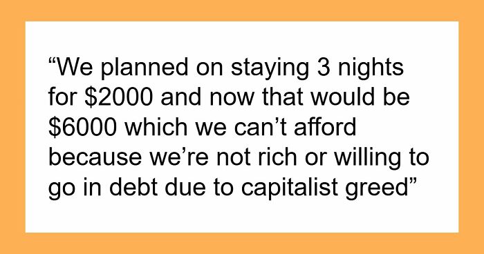 “Wonder Why The Economy Is So Bad?” Bride Refuses To Go Into Debt Because Of Airbnb Owner’s Greed