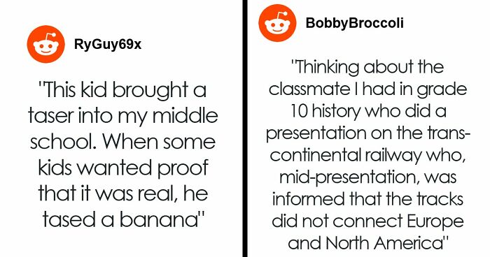 From Hilarious To Creepy, Here Are 81 Of The Weirdest Shenanigans People’s Classmates Pulled Off