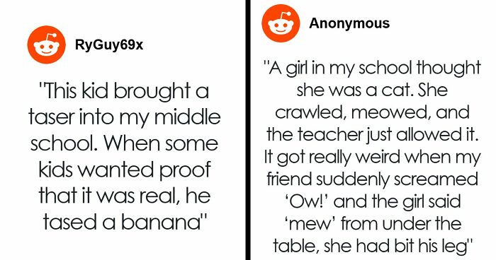 From Hilarious To Creepy, Here Are 81 Of The Weirdest Shenanigans People’s Classmates Pulled Off