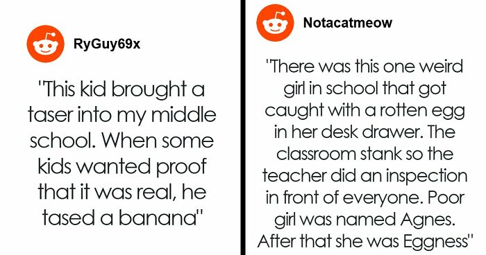 From Hilarious To Creepy, Here Are 81 Of The Weirdest Shenanigans People’s Classmates Pulled Off