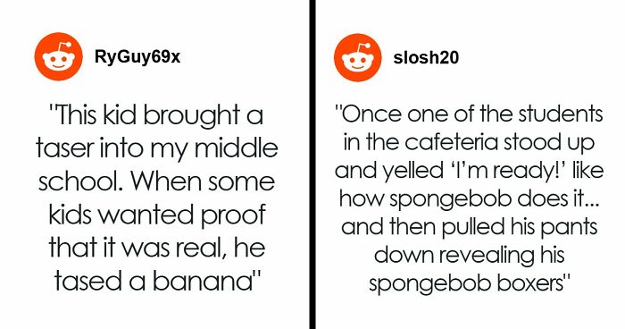 From Hilarious To Creepy, Here Are 81 Of The Weirdest Shenanigans People’s Classmates Pulled Off