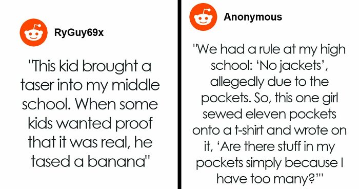 From Hilarious To Creepy, Here Are 81 Of The Weirdest Shenanigans People’s Classmates Pulled Off
