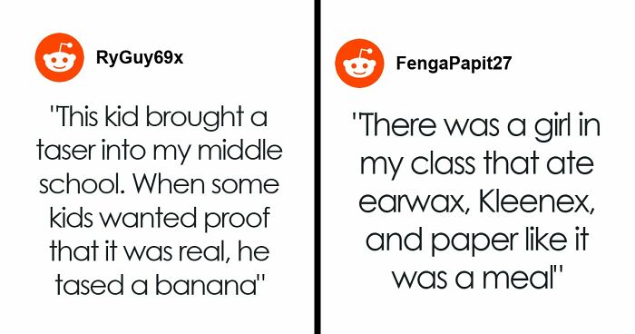 From Hilarious To Creepy, Here Are 81 Of The Weirdest Shenanigans People’s Classmates Pulled Off