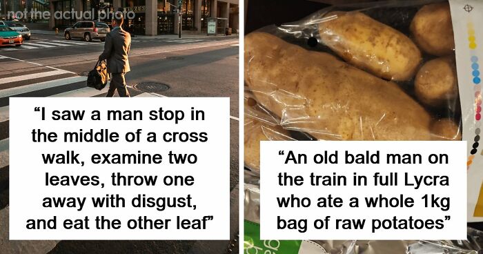 62 Times People Watched A Total Stranger Do Something So Absurd, They Questioned Their Own Sanity