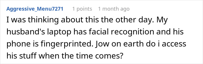 Concerns about accessing digital afterlife with biometric locks