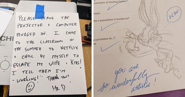 40 Times Teachers Had The Best Sense Of Humor And The Biggest Hearts And Crafted These Cute Notes