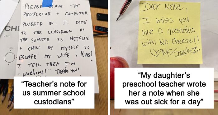 40 Times Teachers Had The Best Sense Of Humor And The Biggest Hearts And Crafted These Cute Notes