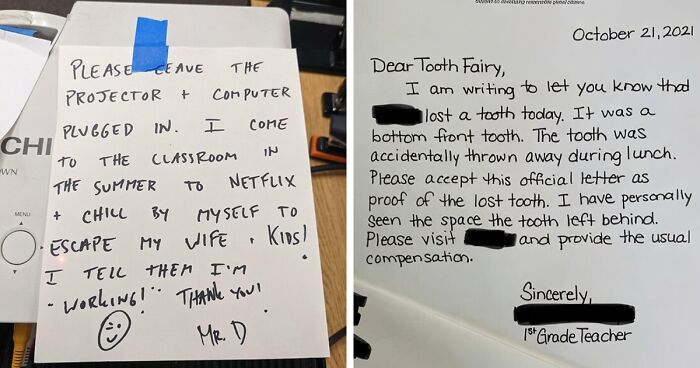 40 Times Teachers Had The Best Sense Of Humor And The Biggest Hearts And Crafted These Cute Notes