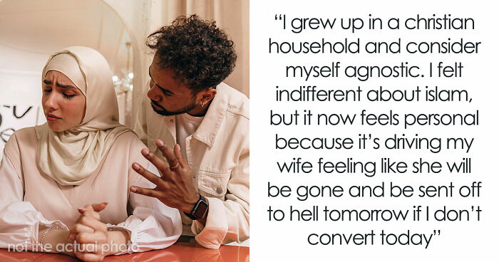 Wife Becomes Muslim Overnight, Husband Calls Her Therapist As She Demands He Do The Same Or Lose Her