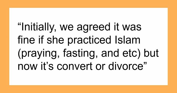 Wife Becomes Muslim Overnight, Husband Calls Her Therapist As She Demands He Do The Same Or Lose Her