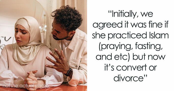 Wife Becomes Muslim Overnight, Husband Calls Her Therapist As She Demands He Do The Same Or Lose Her