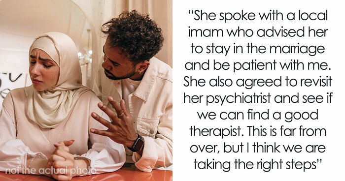 Wife Becomes Muslim Overnight, Husband Calls Her Therapist As She Demands He Do The Same Or Lose Her