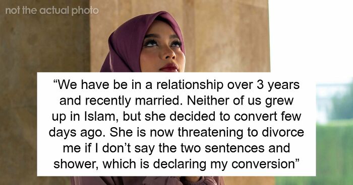 Wife Becomes Muslim Overnight, Husband Calls Her Therapist As She Demands He Do The Same Or Lose Her