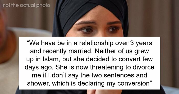 Wife Becomes Muslim Overnight, Husband Calls Her Therapist As She Demands He Do The Same Or Lose Her