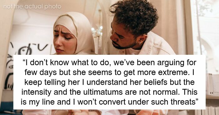 Wife Becomes Muslim Overnight, Husband Calls Her Therapist As She Demands He Do The Same Or Lose Her