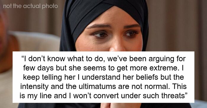 Wife Becomes Muslim Overnight, Husband Calls Her Therapist As She Demands He Do The Same Or Lose Her