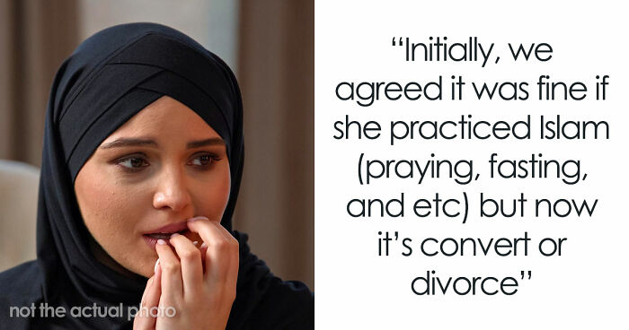 Wife Becomes Muslim Overnight, Husband Calls Her Therapist As She Demands He Do The Same Or Lose Her