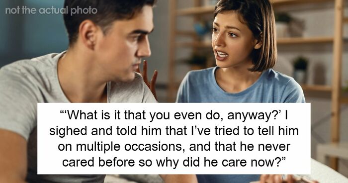 Man Was Never Interested In Wife’s Job So She Refuses To Talk About It When He Suddenly Wants To Know
