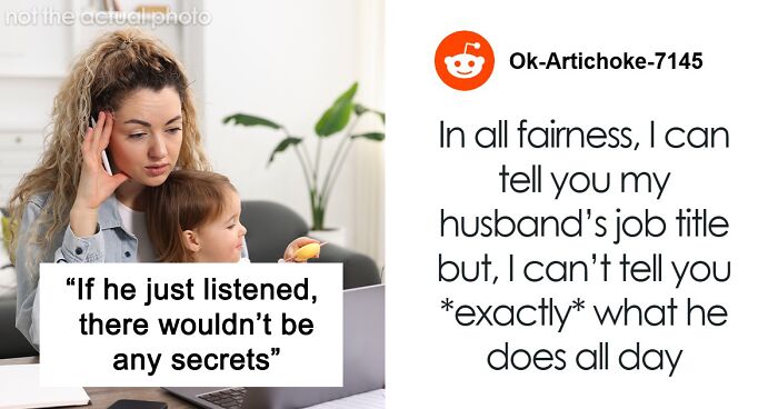 Man Was Never Interested In Wife’s Job So She Refuses To Talk About It When He Suddenly Wants To Know