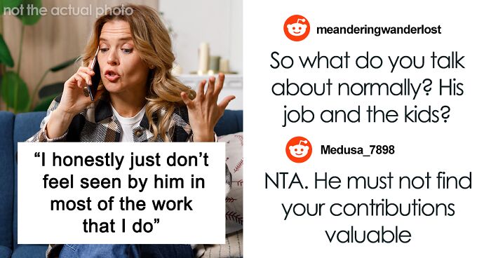 Man Was Never Interested In Wife’s Job So She Refuses To Talk About It When He Suddenly Wants To Know