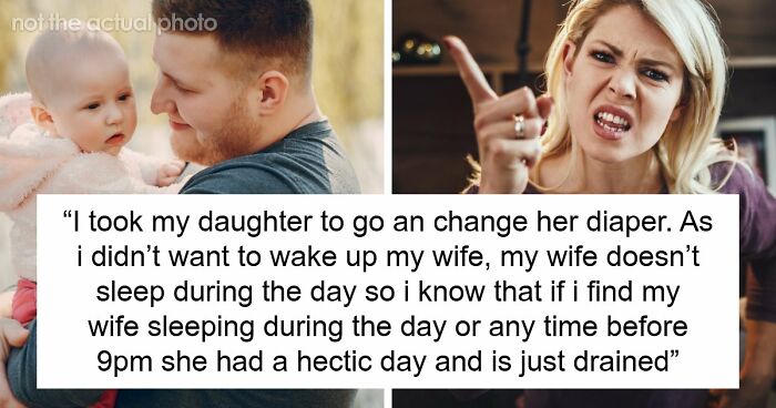 Wife Suddenly Goes Psycho On Hubby Just For Changing Daughter’s Diaper, He’s Lost For Words