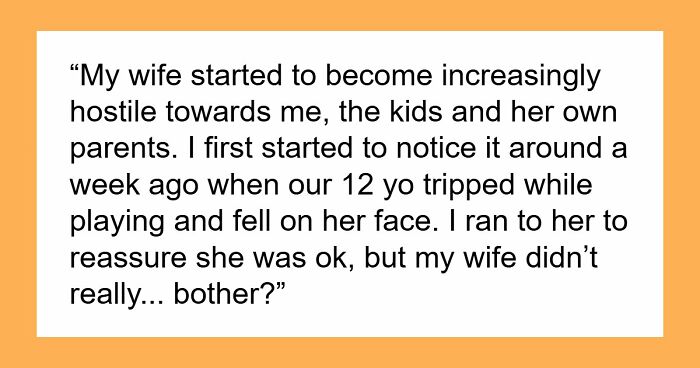 Wife Suddenly Becomes Rude And Cold Towards Her Kids And Husband, He’s Worried As She Just Leaves