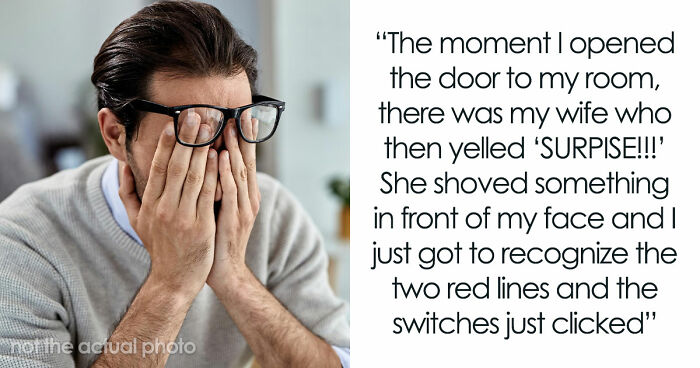 Man Spends A Work Trip Planning To Cheat On His Wife, Gets Stopped By A Pregnancy Test At The Door