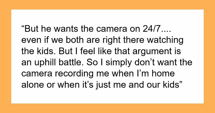 Marriage On The Rocks As Hubby Gets Super Controlling About Living Room Camera, Wife Is Done