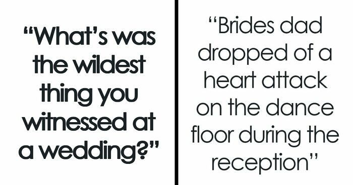 “Got Married And Arrested On The Same Day”: 69 Weddings That Went Completely Off The Rails