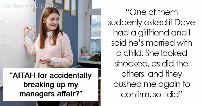 English Teacher Tells Students Her Coworker Has A Wife And Child, Learns Why He Kept It A Secret