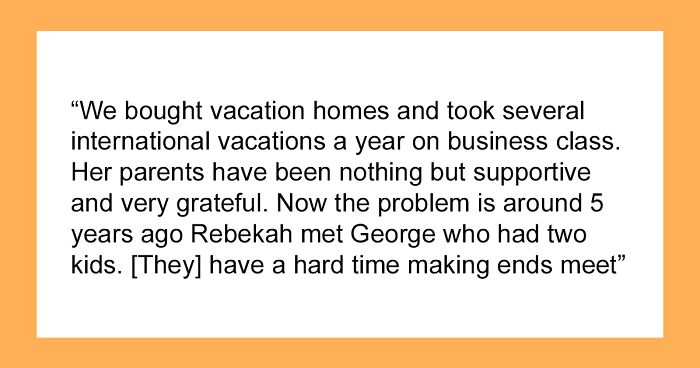 Wealthy Woman Spoils Her Niece, Her Stepsiblings Get Jealous So Parents Demand To Spoil Them Too