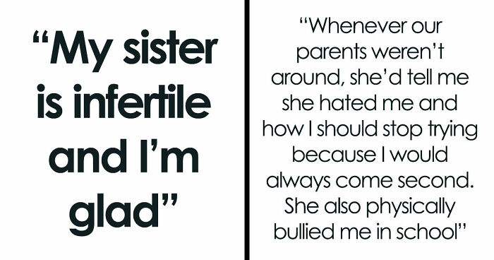 Woman Shares How Happy She Is After Finding Out Her Sister Is Infertile