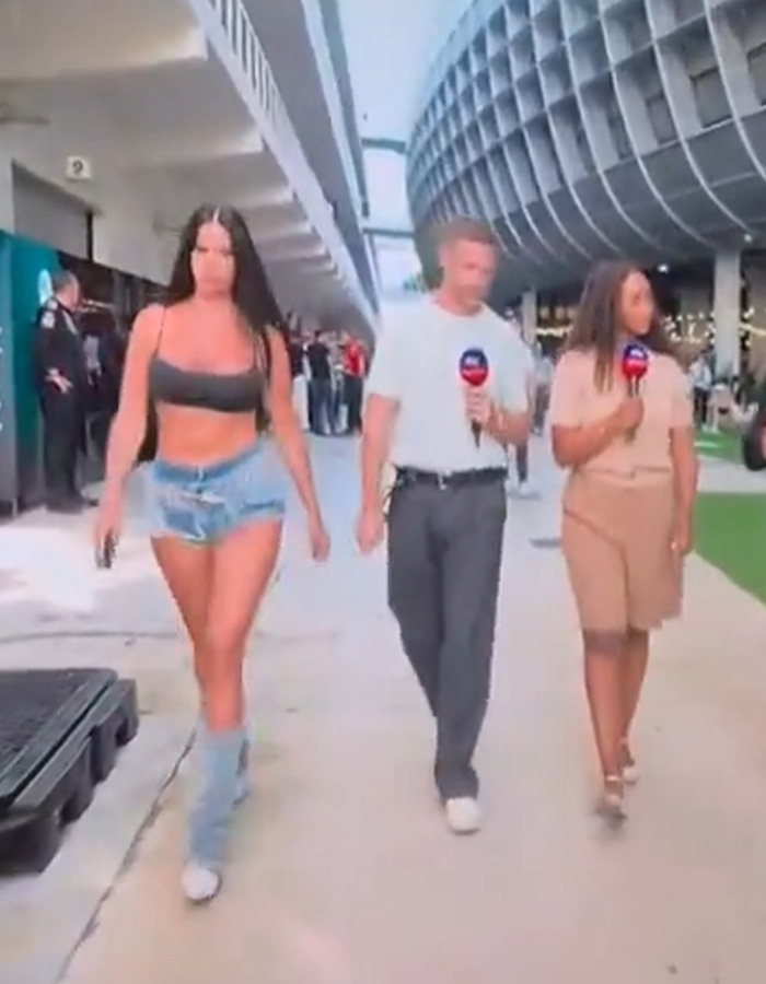 World Cup Fan Goes Viral After Capturing Formula 1 Cameraman's Attention