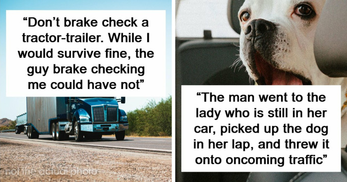55 Times Drivers Completely Lost Their Minds On The Road, Proving Road Rage Is No Joke