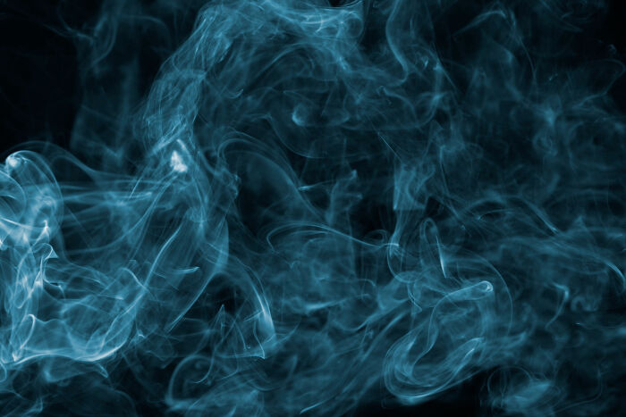 Blue swirling smoke representing real nightmare effect